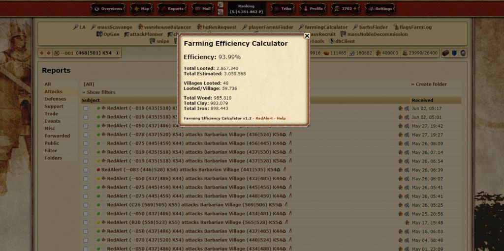 Farming Efficiency Calculator